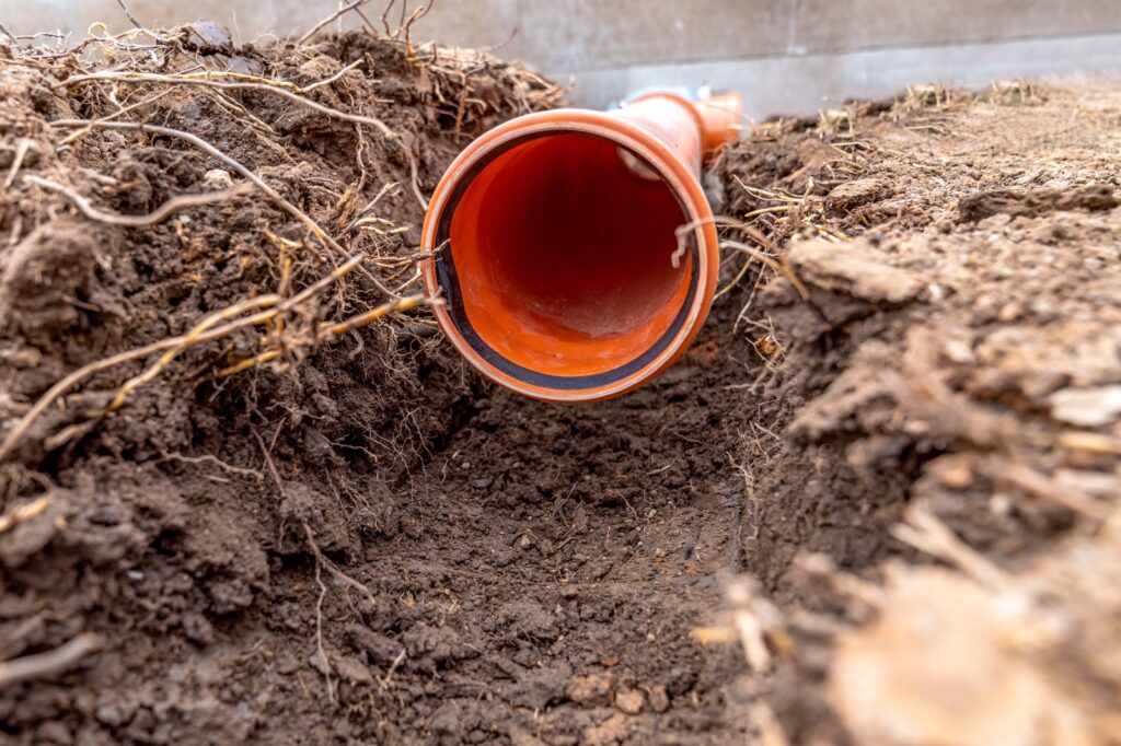 Sewer Line Inspection Showing Buried Pvc Pipe Waste Resized